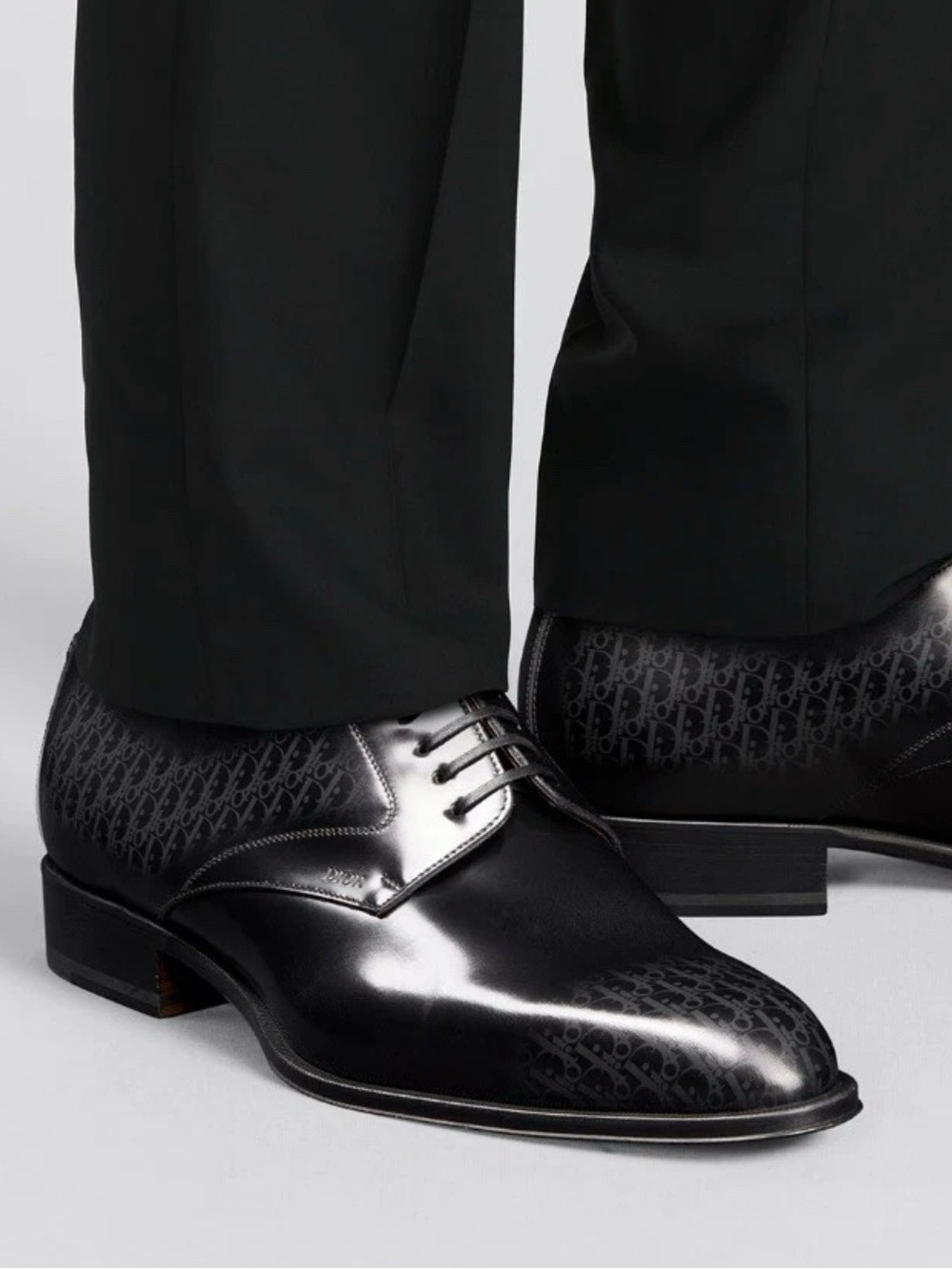 Dior Timeless Derby Shoe with Gray and Black Dior Oblique Gradient size 42 - Picture 1 of 16